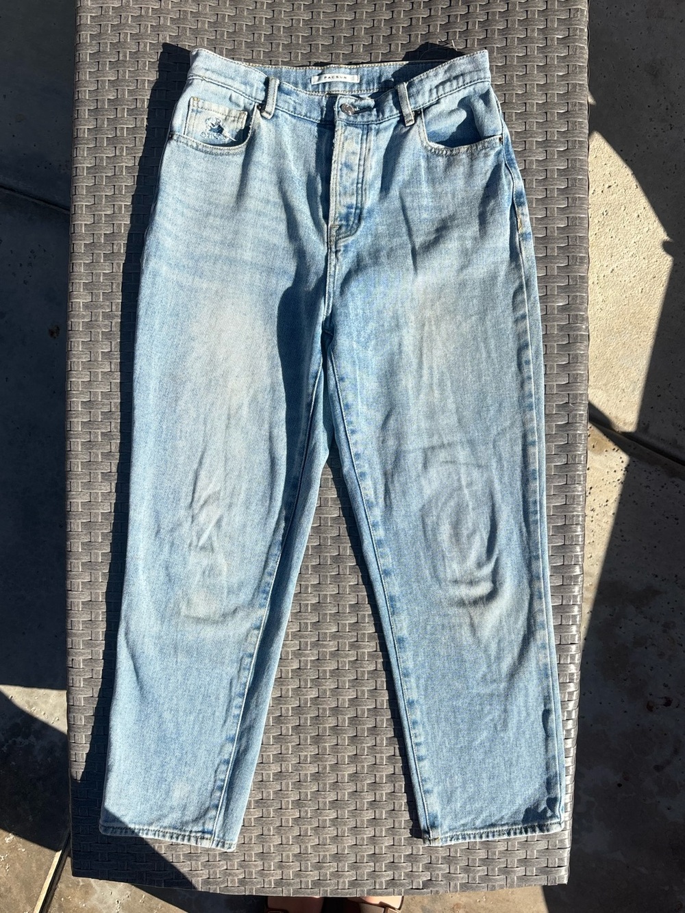 Light Wash High-Rise Straight PacSun Jeans